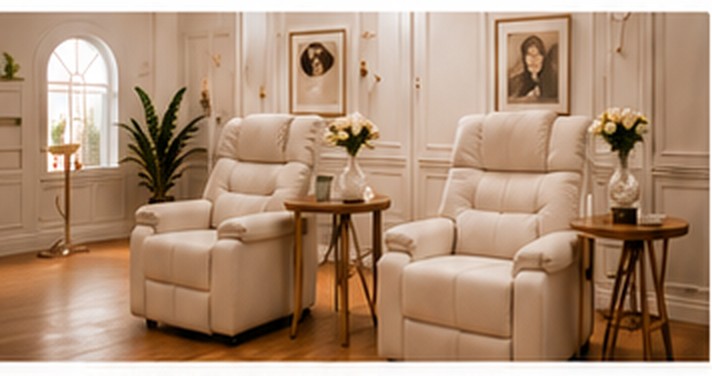The Premier Aesthetics IV lounge with luxury recliners